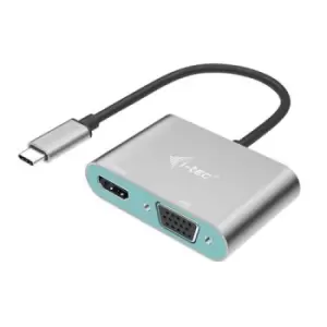 image of i-tec Metal USB-C HDMI and VGA Adapter