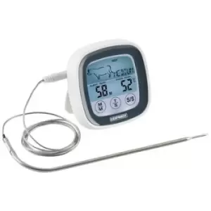 image of Leifheit 3223 Kitchen thermometer incl. touchscreen, incl. timer, Corded probe