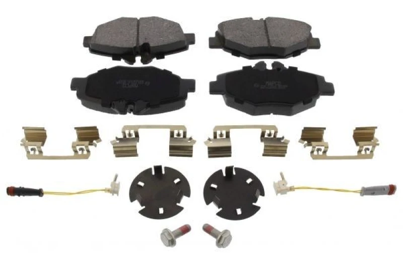 Image of MAPCO 6745 Brake pad set Front Axle, with anti-squeak plate Brake Pad Set,disc brake (402)