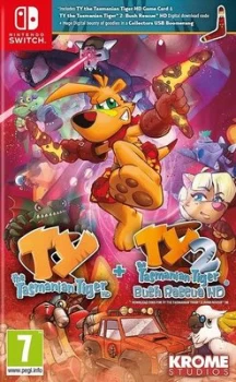 image of TY the Tasmanian Tiger HD & TY the Tasmanian Tiger 2 Bush Rescue HD Bundle Nintendo Switch Game