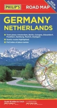 Image of Philips Germany and Netherlands Road Map by Philips Maps Book