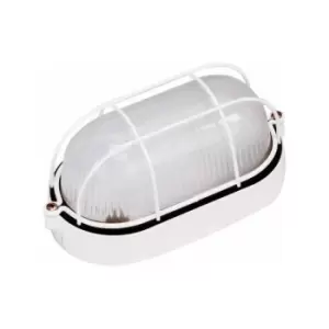 Image of Netlighting Estay 1 Light Outdoor Bulkheads White IP44, E27