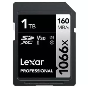 image of Lexar 1TB Professional UHS-I 1066x 160MB/s SDXC Card