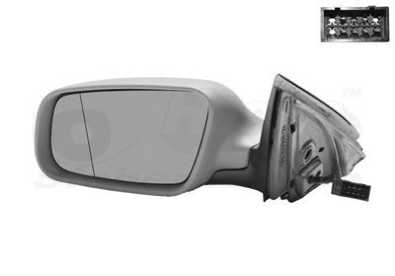 Image of VAN WEZEL Wing mirror VAN WEZEL 0317807