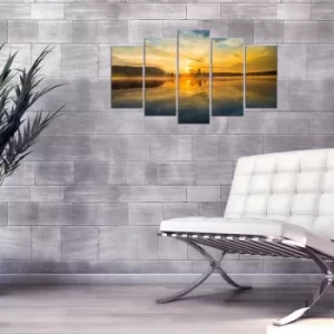 Image of 5PMX-122 Multicolor Decorative MDF Painting (5 Pieces)