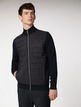 Image of Ben Sherman Panel Track Top - Black, Size L, Men