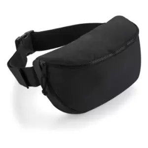 image of Oversized Belt Bag (One Size) (Black) - Bagbase