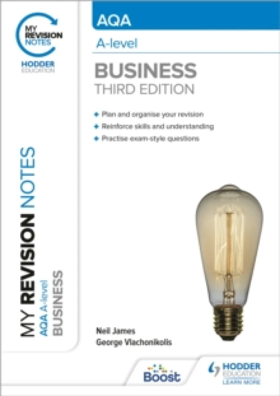 Image of George Vlachonikolis My Revision Notes: AQA A-level Business: Third Edition Book Multi unisex