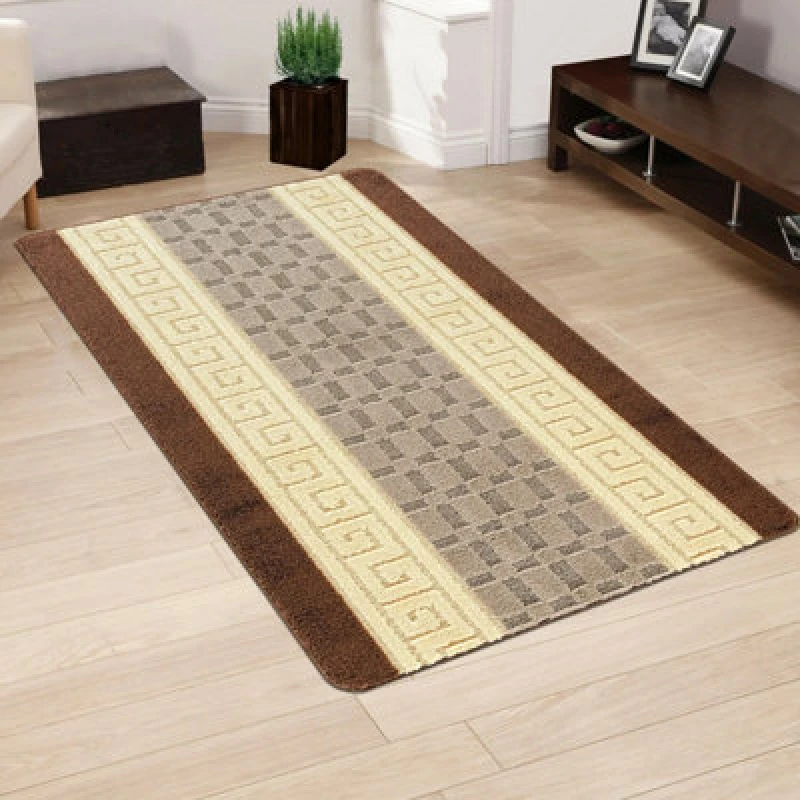 Image of Smart Living Smart Living Heavy Duty Machine Washable Hallway Kitchen Non Slip Door Mat in Brown Size: 40cm x 60cm Brown 40cm x 60cm Unisex 06325565
