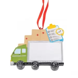 Image of Personalisable Delivery Driver Ornament