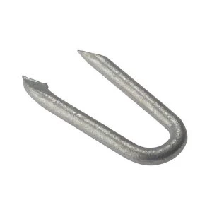 Image of ForgeFix Netting Staple Galvanised 15mm Bag Weight 500g