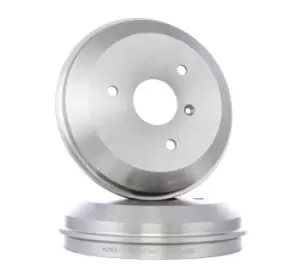 Image of RIDEX Brake Drum Rear Axle 123B0047 Rear Brakes,Drum Brake SMART,FORTWO Coupe (451),CITY-COUPE (450),FORTWO Cabrio (451),CABRIO (450)