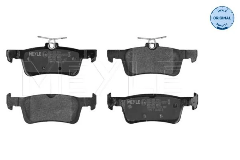 Image of Brake pad set MEYLE 025 228 0714