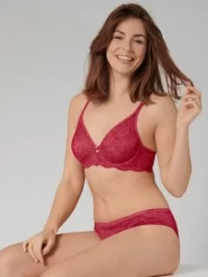 Image of Triumph Amourette Underwired Charm Bra, Raspberry, Size 32B, Women
