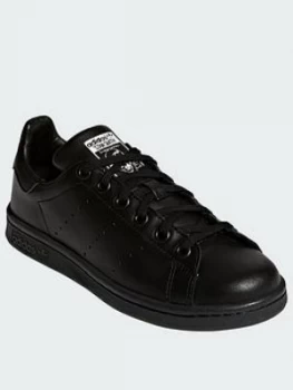 Image of Adidas Originals Stan Smith Junior Trainers - Black