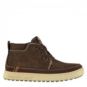 Image of Skechers Direct Pulse Child Boys Shoes - Chocolate