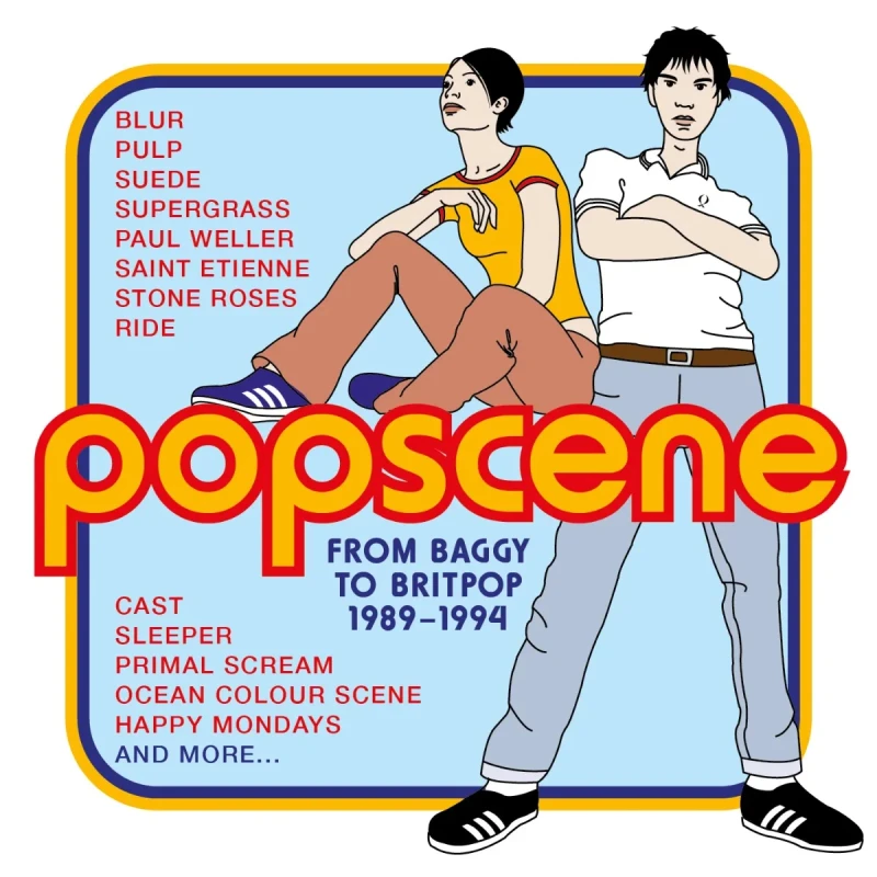 Image of Popscene: From Baggy to Britpop 1989-1994 CD / Box Set