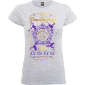 Harry Potter Honeydukes Purple Chocolate Frogs Womens Grey T-Shirt - S - Grey