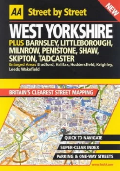 Image of Aa Street by Street Yorkshire West Hardback