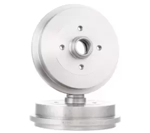 Image of RIDEX Brake Drum VW,AUDI,SKODA 123B0035 191501615A,1H0501615,1H0501615A Rear Brakes,Drum Brake 323501615,331501615A,1H0501615A,115330192,1H0501615A