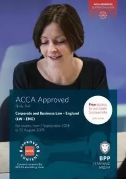 Image of ACCA Corporate and Business Law English by BPP Learning Media