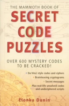 Image of The Mammoth Book of Secret Code Puzzles by Elonka Dunin Paperback