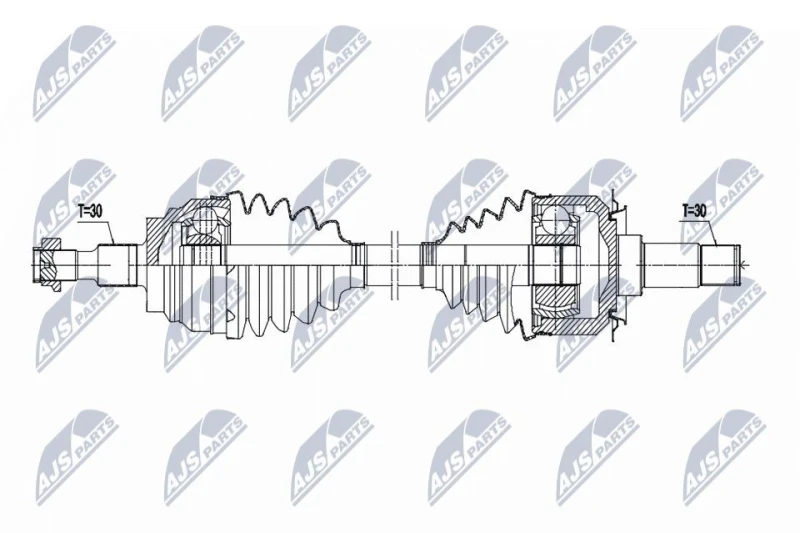 Image of NTY Drive shaft NTY NPW-ME-229