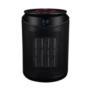 Image of TCP Smart WiFi Portable Ceramic Heater & Cooling Fan Black 2000w