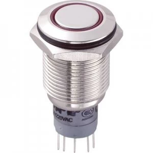 Image of TRU COMPONENTS LAS2GQF 22ZER12VNP Tamper proof pushbutton 250 V AC 3 A 2 x OnOn latch
