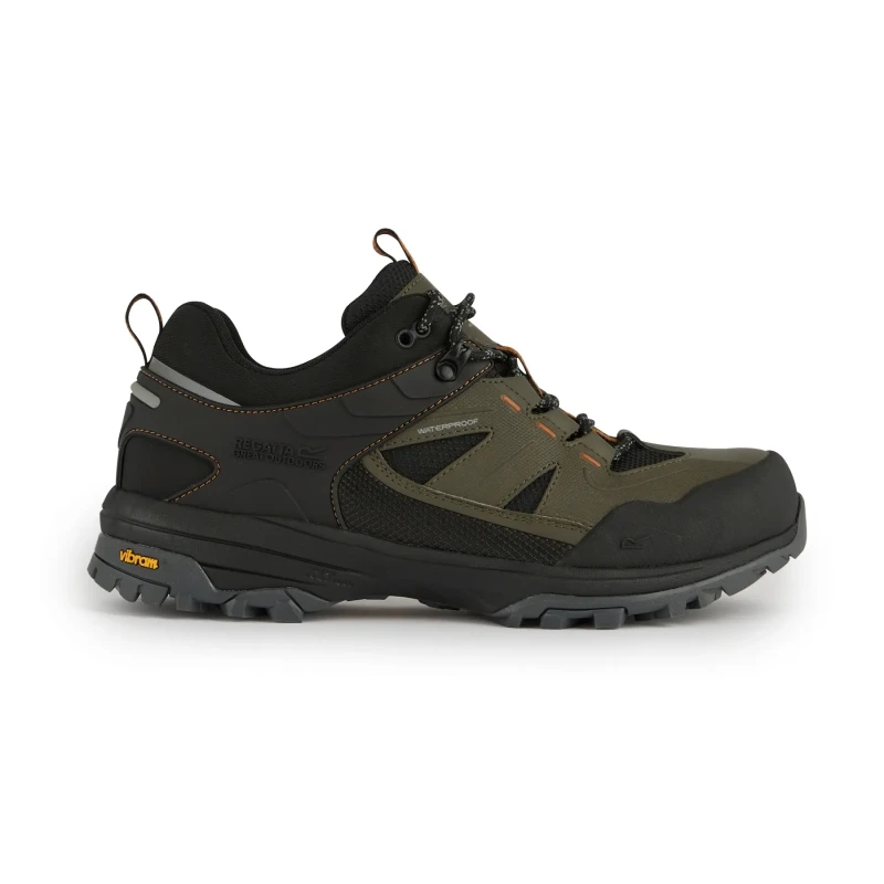 Image of Regatta Regatta Men Regen Waterproof Breathable Low Walking Boots in Green Size: 8 Green 8 Male 5063516062264