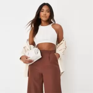 Missguided Crop Top - White