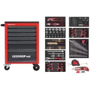 image of Gedore Tool set i.t.trolley MECHANIC red 119pcs