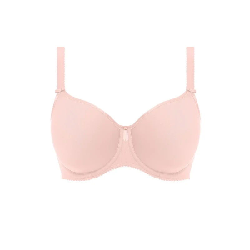 Image of Fantasie Womens Rebecca Essentials Moulded Spacer Bra in Pink Size: 30D Pink Female 30D