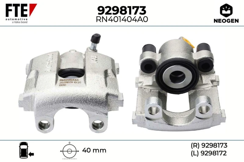 Image of Brake caliper FTE 9298173