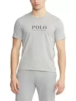 Image of Polo Ralph Lauren Logo Lounge T-Shirt - Andover Heather Size M Men