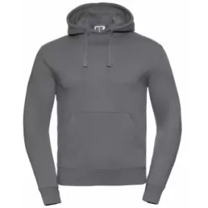 Image of Russell Mens Authentic Hooded Sweatshirt / Hoodie (M) (Convoy Grey)