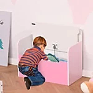 Image of HOMCOM Storage Box 311-018PK 500 mm 300 mm 600 mm Pink