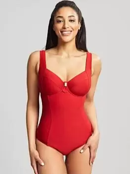 Panache Marianna Balconnet Swimsuit Crimson Red, Red, Size 40Ff, Women