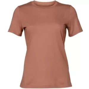 Image of Bella + Canvas Womens/Ladies Relaxed Jersey T-Shirt (M) (Terracotta)