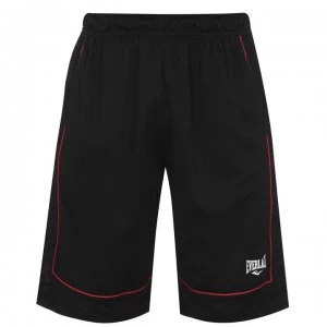 image of Everlast Basketball Shorts Mens - Black/Red