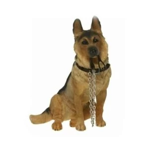 image of Walkies German Shepherd Resin Figurine By Lesser & Pavey