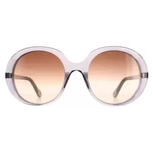 Image of Oval Transparent Grey Brown Gradient CH0007S
