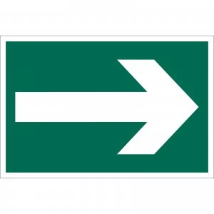 Image of Draper Arrow Right Sign 300mm 200mm Standard