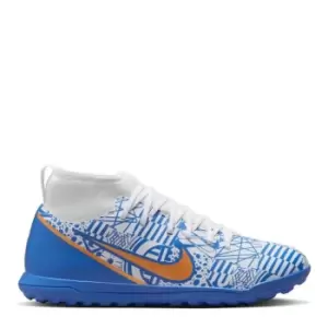 Image of Nike Jr. Mercurial Superfly 9 Club CR7 TF Turf Soccer Shoes Juniors - White