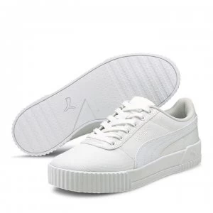 Puma Carina Canvas Trainers Ladies - Puma White