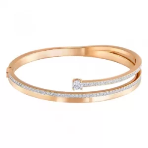 Image of Swarovski Fresh Rose Gold Tone Bangle