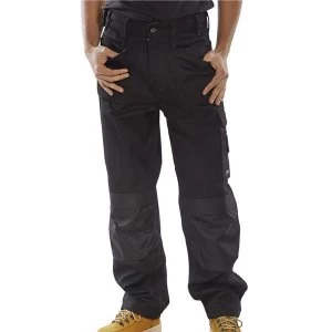Image of Click Premium Trousers Multipurpose Holster Pockets 30 Tall Black Ref