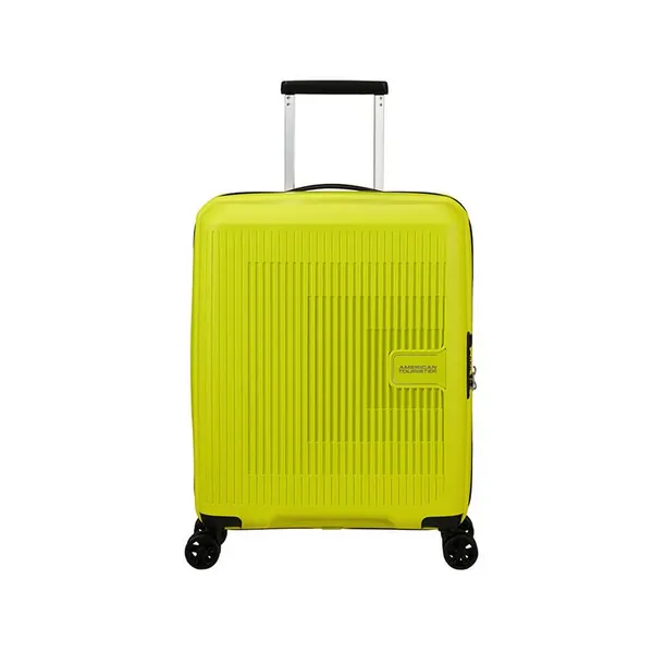 image of American Tourister Aerostep VZDV7 Cabin Hardshell Light Lime Suitcase