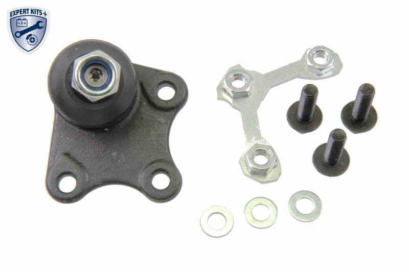 Image of VAICO V10-7262-1 Ball joint Front Axle Left Support-/Steering Link (2462)