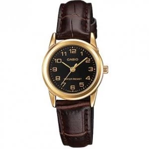 Image of Casio Ladies Stainless Steel Watch - LTP-V001GL-1